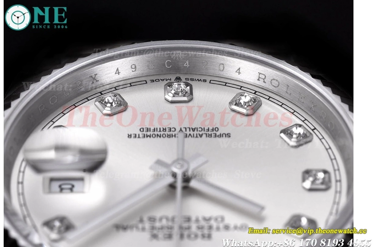 Datejust 36mm GMF Silver 904L Dia 126234 SS SS VR3235 Jubilee 0307